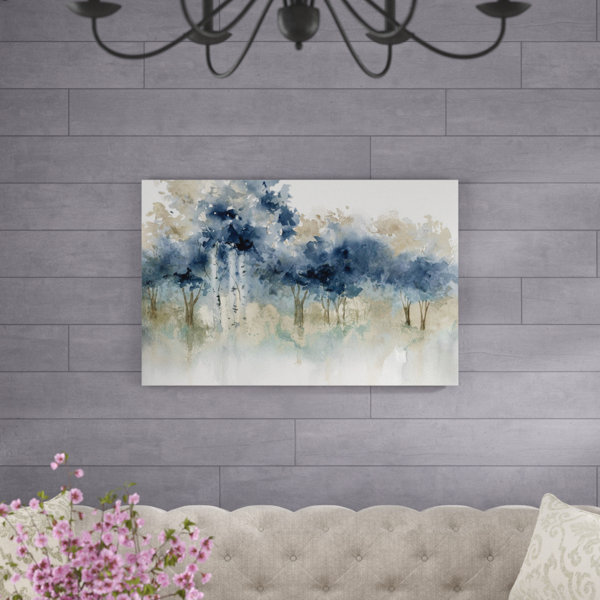 Three Posts Water's Edge I by Carol Robinson Wrapped Canvas Graphic